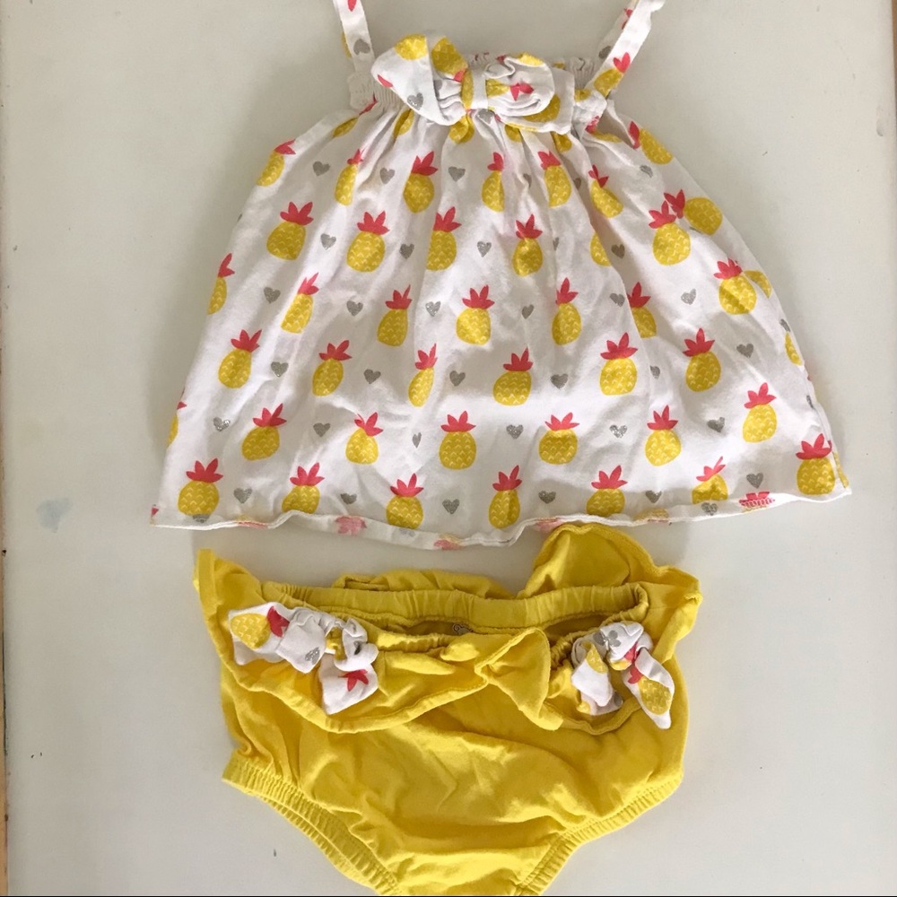 Pineapple two piece tank set